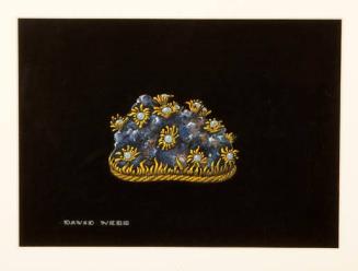 Design Sketch of Paperweight for Grand Duchess Charlotte of Luxembourg