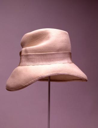 Beige Cloche Hat