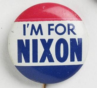 "I'm for Nixon" Campaign Button