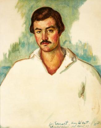 Portrait of Ernest Hemingway [Alias Kid Balzac]