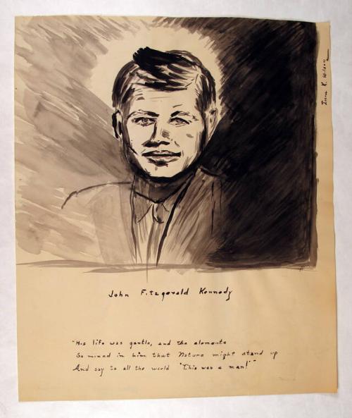 Portrait of John F. Kennedy
