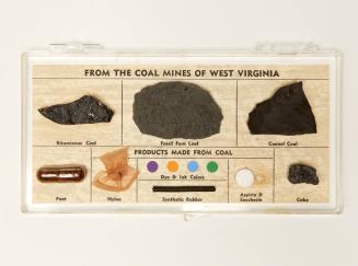 Cardboard with Products made from the Coal Mines of West Virginia
