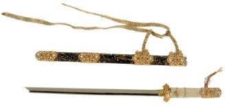 Doll's Sword with Scabbard