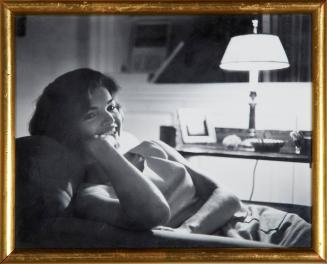 Photograph of Jacqueline Kennedy Relaxing in Chair