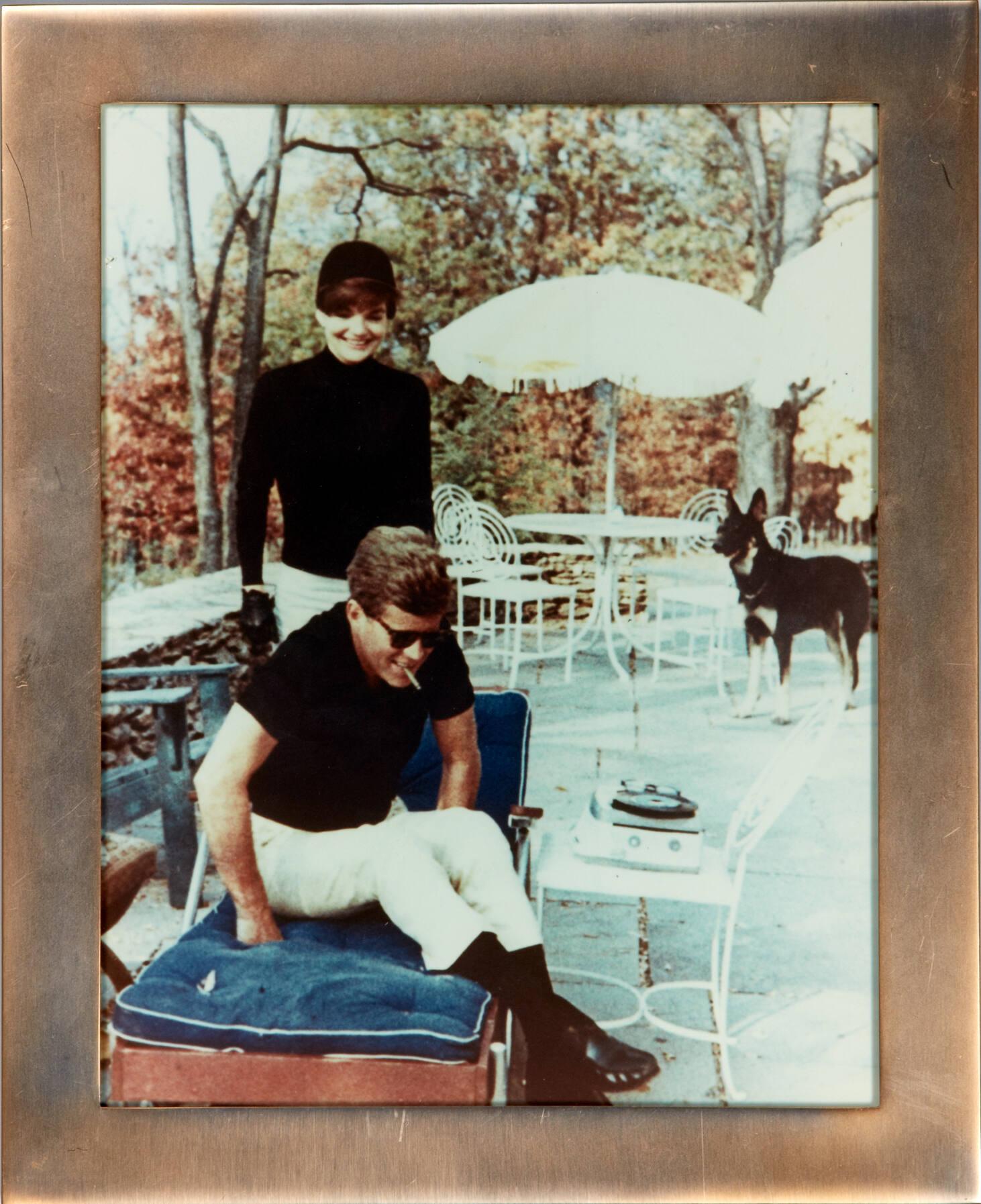 Photograph Of Jacqueline And John F Kennedy At Atoka All Artifacts The John F Kennedy
