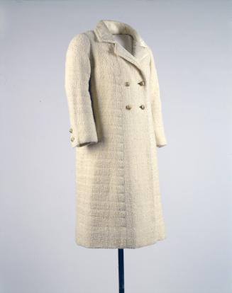 Ivory Coat with Gilt Buttons