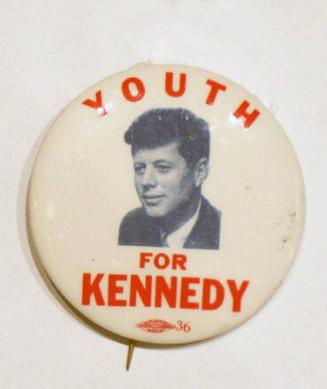 "Youth for Kennedy" Campaign Button