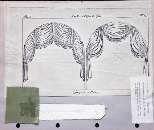 Rendering of the Drapes for East Wing and West Wing of the Whte House