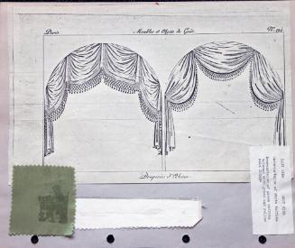 Rendering of the Drapes for East Wing and West Wing of the Whte House