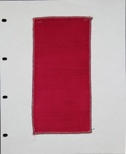 Fabric Sample for the Walls of the White House Red Room