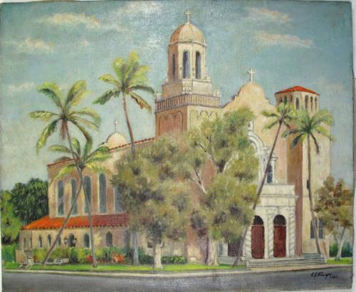 Painting of St. Edwards Church