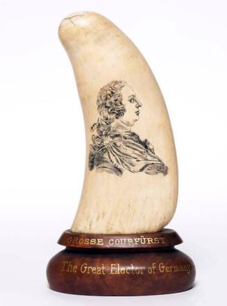The Great Elector of Germany Scrimshaw