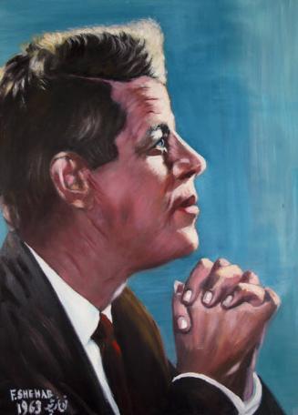 Portrait of John F. Kennedy Praying