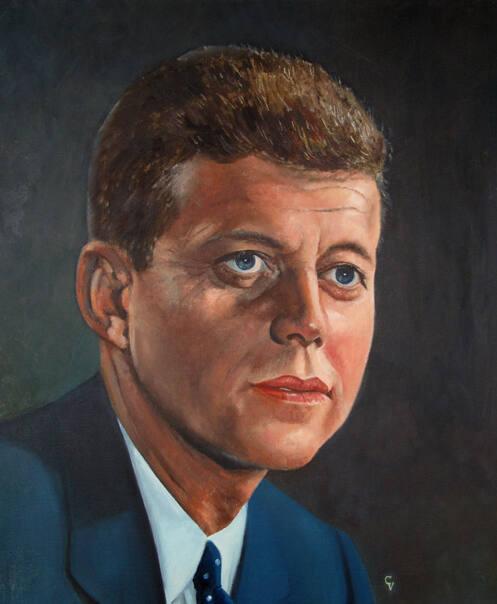 Portrait Of John F Kennedy All Artifacts The John F Kennedy Presidential Library And Museum 