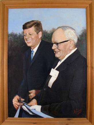 President Kennedy and Governor Tawes Cutting a Ribbon for the Kennedy Highway
