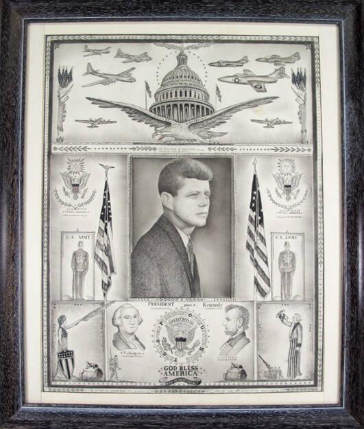 Sketch Of John F Kennedy – All Artifacts – The John F Kennedy