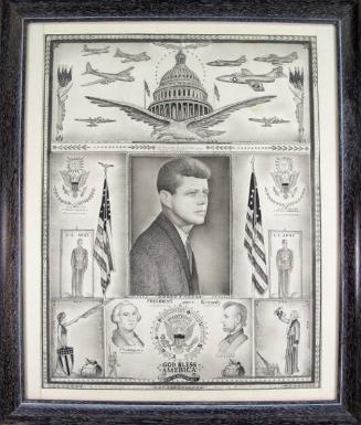Sketch of John F. Kennedy