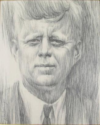 Sketch of John F. Kennedy