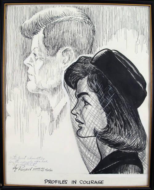 John F Kennedy And Jacqueline Kennedy Profiles In Courage All Artifacts The John F 