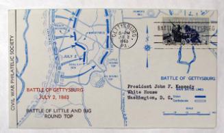 Commemorative Cachet: Battle of Gettysburg Centennial