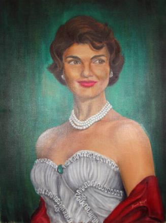 Portrait of Jacqueline Kennedy in Formal Gown