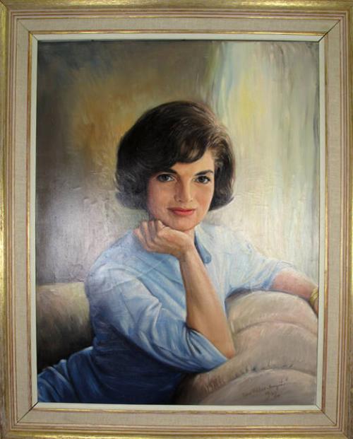 Portrait Of Jacqueline B Kennedy All Artifacts The John F Kennedy Presidential Library 