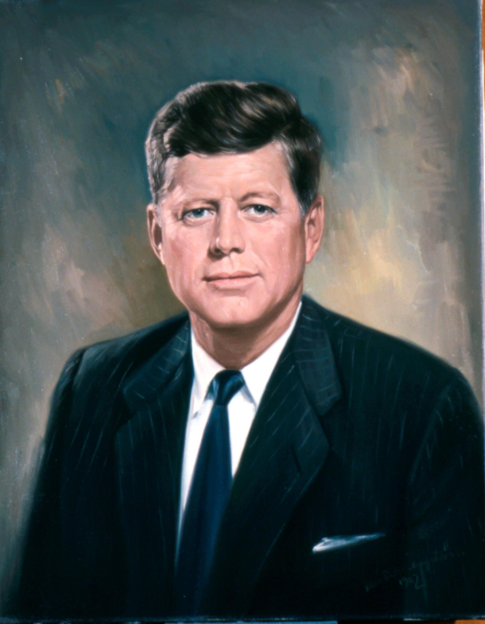 Portrait Of John F Kennedy All Artifacts The John F Kennedy