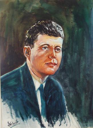 Portrait of John F. Kennedy