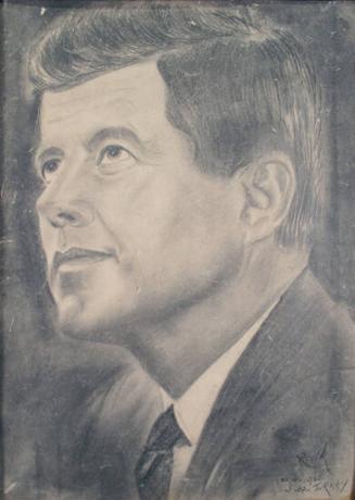 Sketch of John F. Kennedy