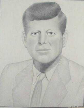 Sketch of John F. Kennedy