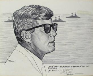 Sketch of John F. Kennedy