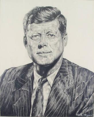 Sketch of John F. Kennedy