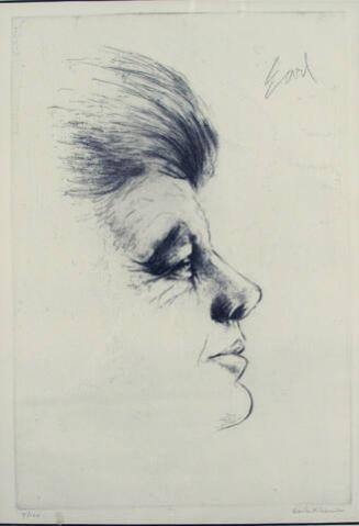Lithograph: Profile of Courage