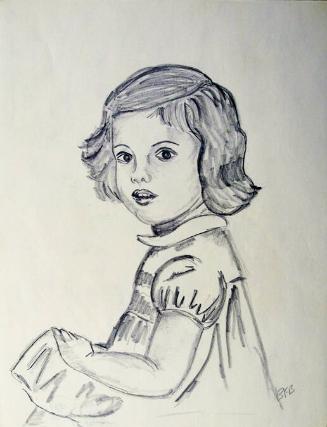 Sketch of Caroline Kennedy