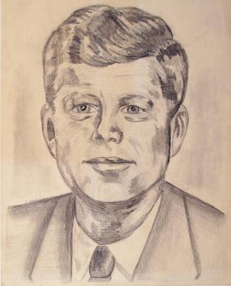 Sketch of John F. Kennedy