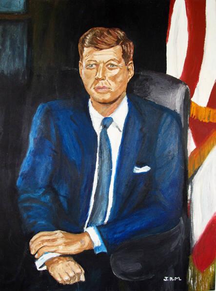 Portrait Of John F Kennedy All Artifacts The John F Kennedy Presidential Library And Museum 