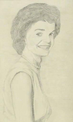 Sketch Of Jacqueline Kennedy All Artifacts The John F Kennedy Presidential Library And Museum 