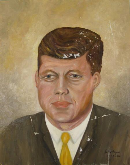 Portrait Of John F Kennedy All Artifacts The John F Kennedy