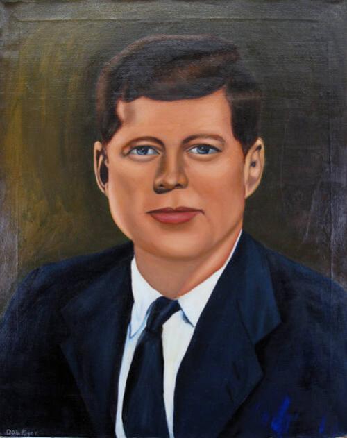 Portrait of President Kennedy