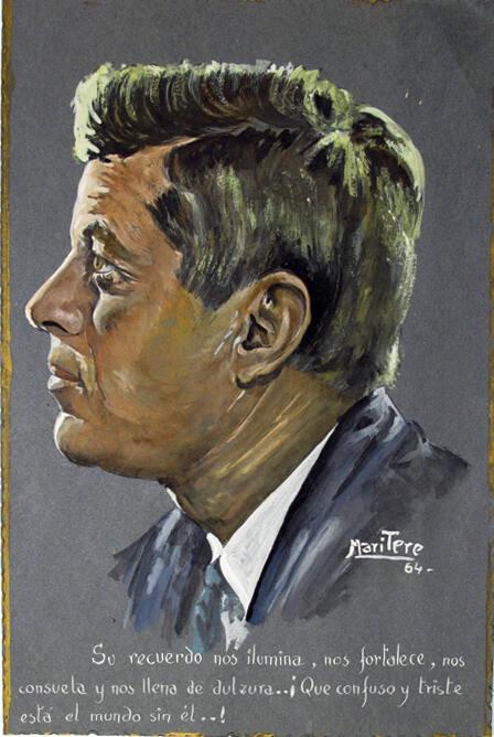 Portrait of President Kennedy