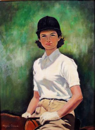 Portrait of Jacqueline Kennedy on Horseback