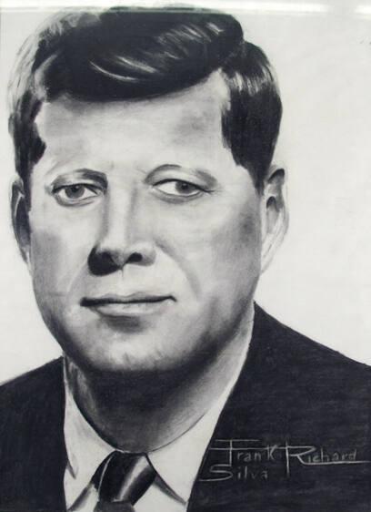 Sketch of John F. Kennedy