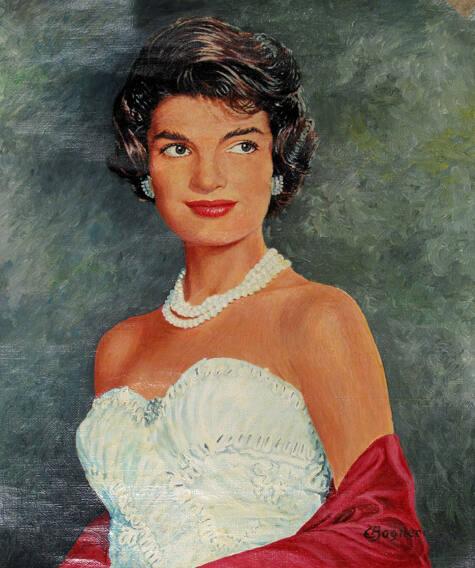 Portrait Of Jacqueline Kennedy All Artifacts The John F Kennedy