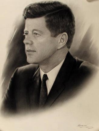 Sketch of John F. Kennedy