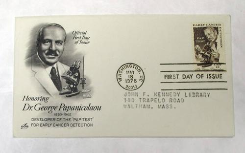 First day Cover: Dr. George Papanicolaou