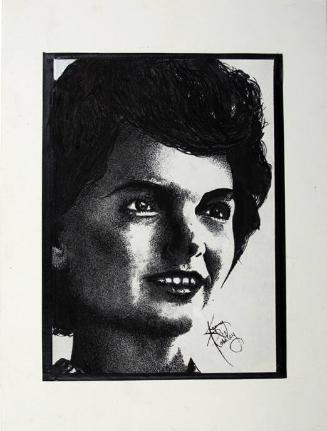 Drawing of Jacqueline Kennedy