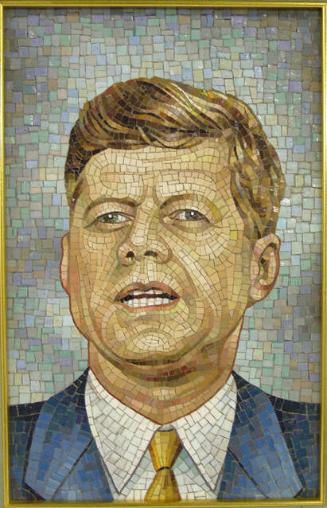 Mosaic Portrait of John F. Kennedy