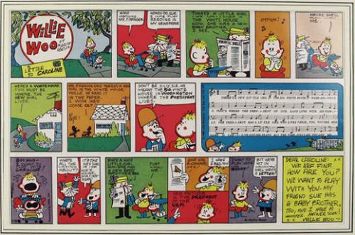 Willie Woo Comic Strip: A Letter to Caroline