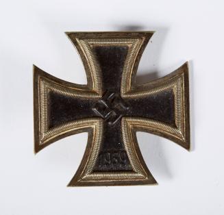 Nazi Cross Pin collected by Ernest Hemingway during WWII