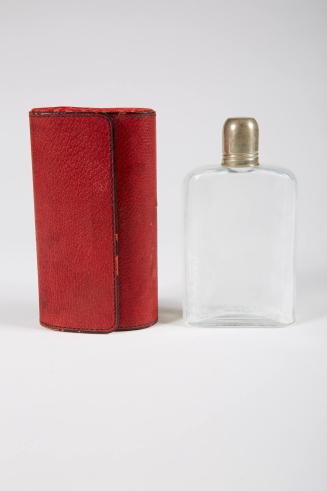Flask with Leather Case